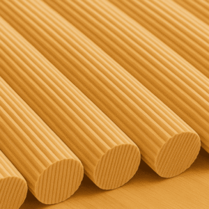 Varillas estriadas de madera de 100 cm